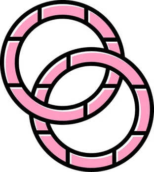 Hair Tie Vector Icon
