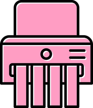 Shredder Vector Icon