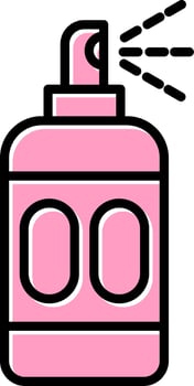 Hair Spray Vector Icon
