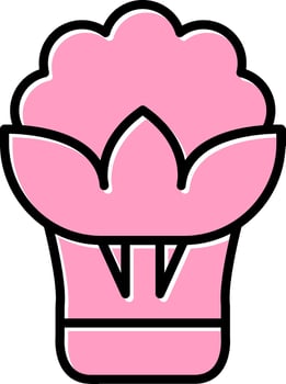 Cauliflower Vector Icon