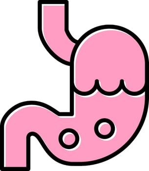 Stomachache Vector Icon