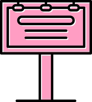 Billboard Vector Icon