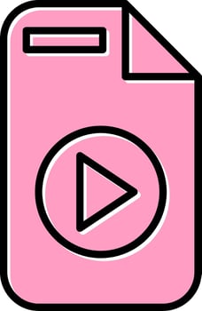 Video File Vector Icon