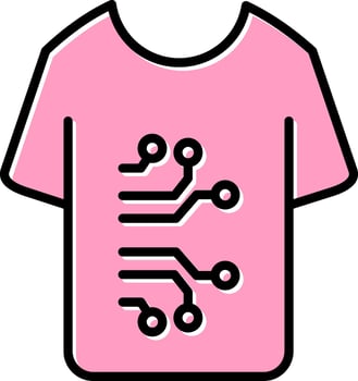 Smart Clothing Vector Icon