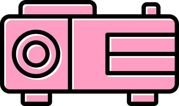 Video Projector Vector Icon