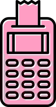 Pos Terminal Vector Icon