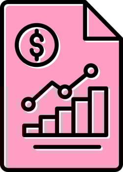 Bar Chart Vector Icon