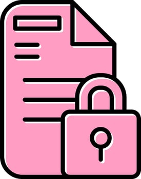 Secure Folder Vector Icon