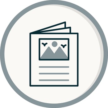 Brochure Vector Icon