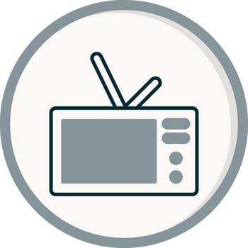 Television Vector Icon