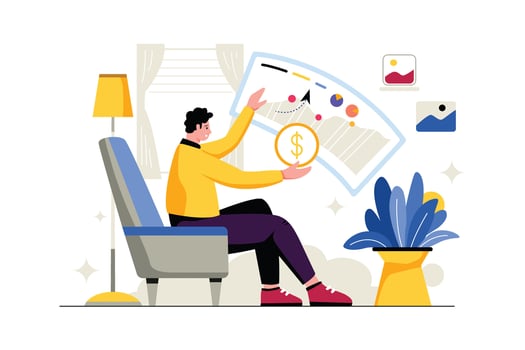 Enjoy Your Work - Flat Vector