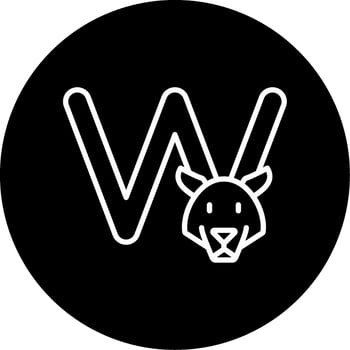 Capital W Vector Icon