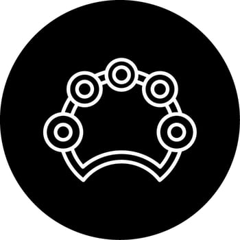 Tambourine Vector Icon