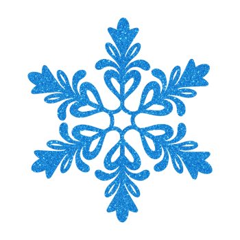 Winter Glitter Snowflake png