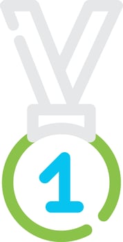 Medal Creative Icon Design vector