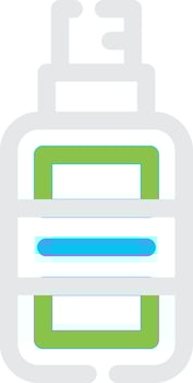 Hairspray Creative Icon Design vector
