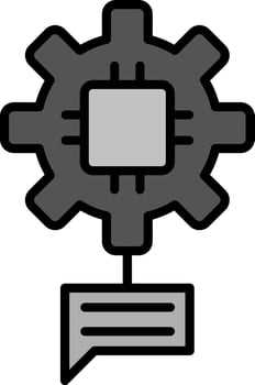 Natural Language Processing Vector Icon
