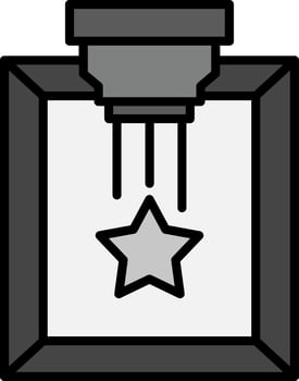 Screen Printer Vector Icon