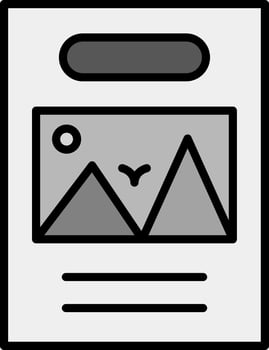 Posters Vector Icon