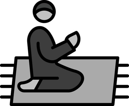 Pray Vector Icon