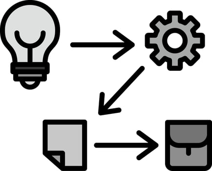 Process Vector Icon