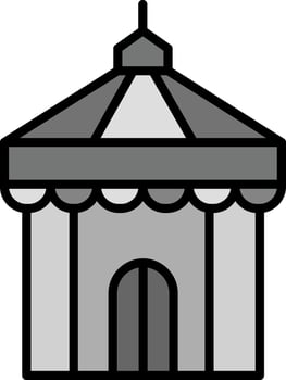 Circus Tent Vector Icon