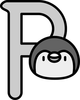 Capital P Vector Icon