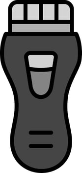 line filled grey vector