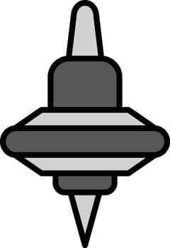 line filled grey vector