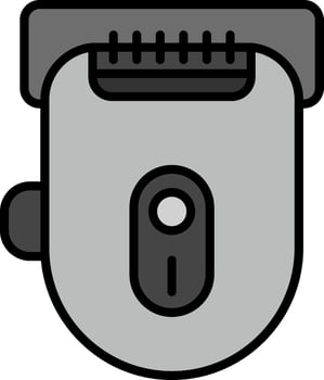 line filled grey vector