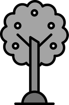 line filled grey vector