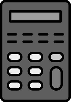 line filled grey vector