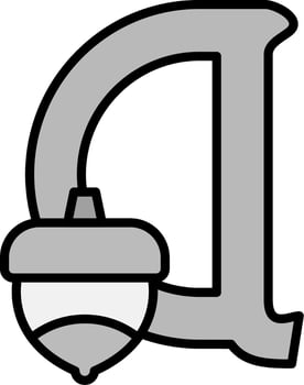 line filled grey vector