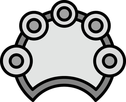 line filled grey vector