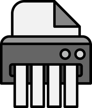 line filled grey vector