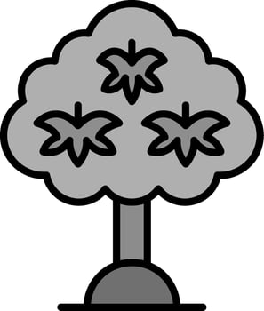 line filled grey vector