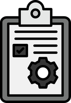 line filled grey vector