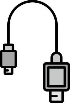 line filled grey vector