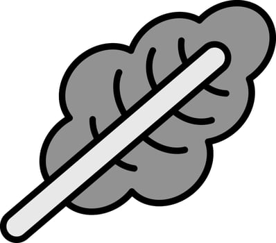 line filled grey vector