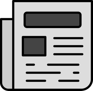 Newspaper Vector Icon
