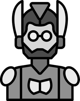 Cyborg Vector Icon