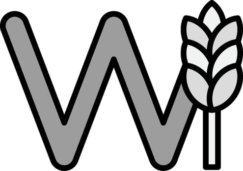 Small W Vector Icon