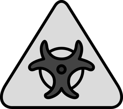 Biological Hazard Vector Icon