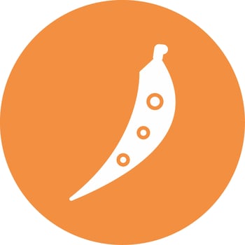 Green Beans Vector Icon