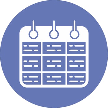 Timetable Vector Icon