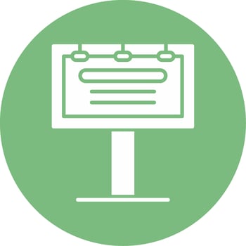Billboard Vector Icon