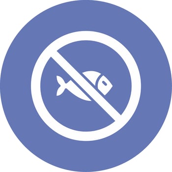 No Fishing Vector Icon