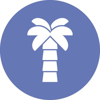 Palm Tree Vector Icon