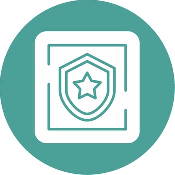 Police Station Sign Vector Icon