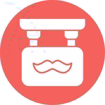 Barber Sign Vector Icon